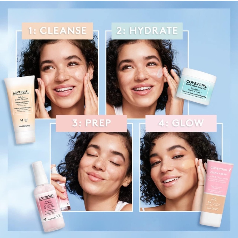COVERGIRL Clean Fresh Skincare Weightless Water Cream, 2.0 Oz - Picture 11 of 12